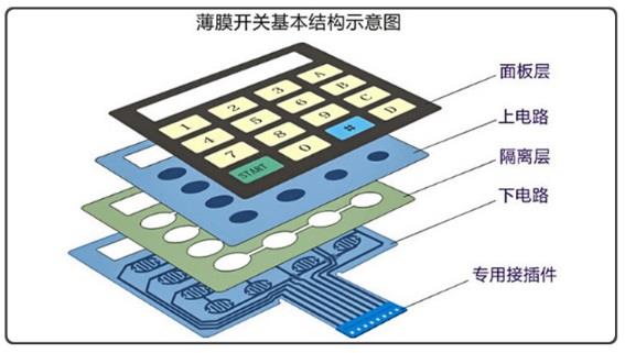 薄膜開關的結構